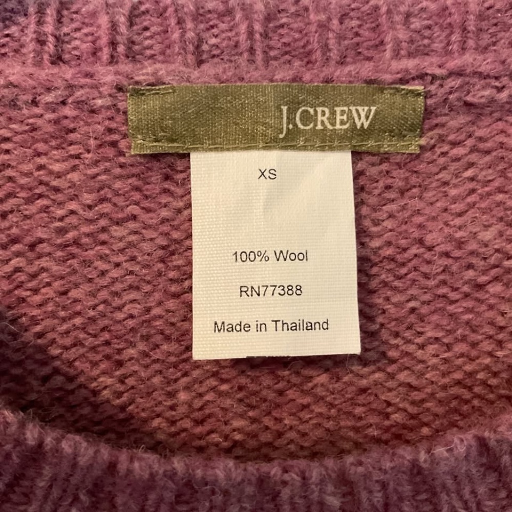 Vintage J. CREW Wool Sweater - Picture 2 of 2